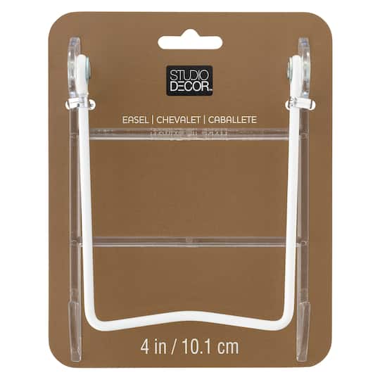 12 Pack: Folding Easel with Clear Base by Studio D&#xE9;cor&#xAE;